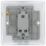 British General Nexus Metal 20A 16AX 1-Gang 2-Way Light Switch  Polished Chrome