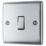 British General Nexus Metal 20A 16AX 1-Gang 2-Way Light Switch  Polished Chrome
