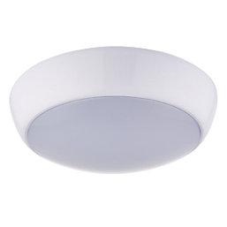 LAP Amazon LED Bathroom Ceiling Light with Microwave Sensor Gloss White 16W 1200lm