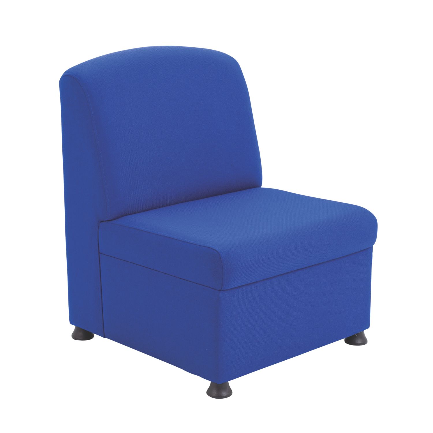 TC Group Glacier Low Back Cubed Style 1-Seater Modular Chair Royal Blue (886TT)