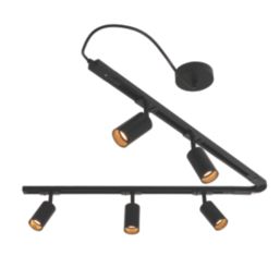 Inlight Cayo 1-Circuit Track Light Fitting 1.6m Black