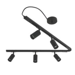Inlight Cayo 1-Circuit Track Light Fitting 1.6m Black