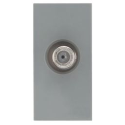 British General EMNSSATG Modular F-Type Satellite Socket Grey