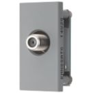 British General EMNSSATG Modular F-Type Satellite Socket Grey