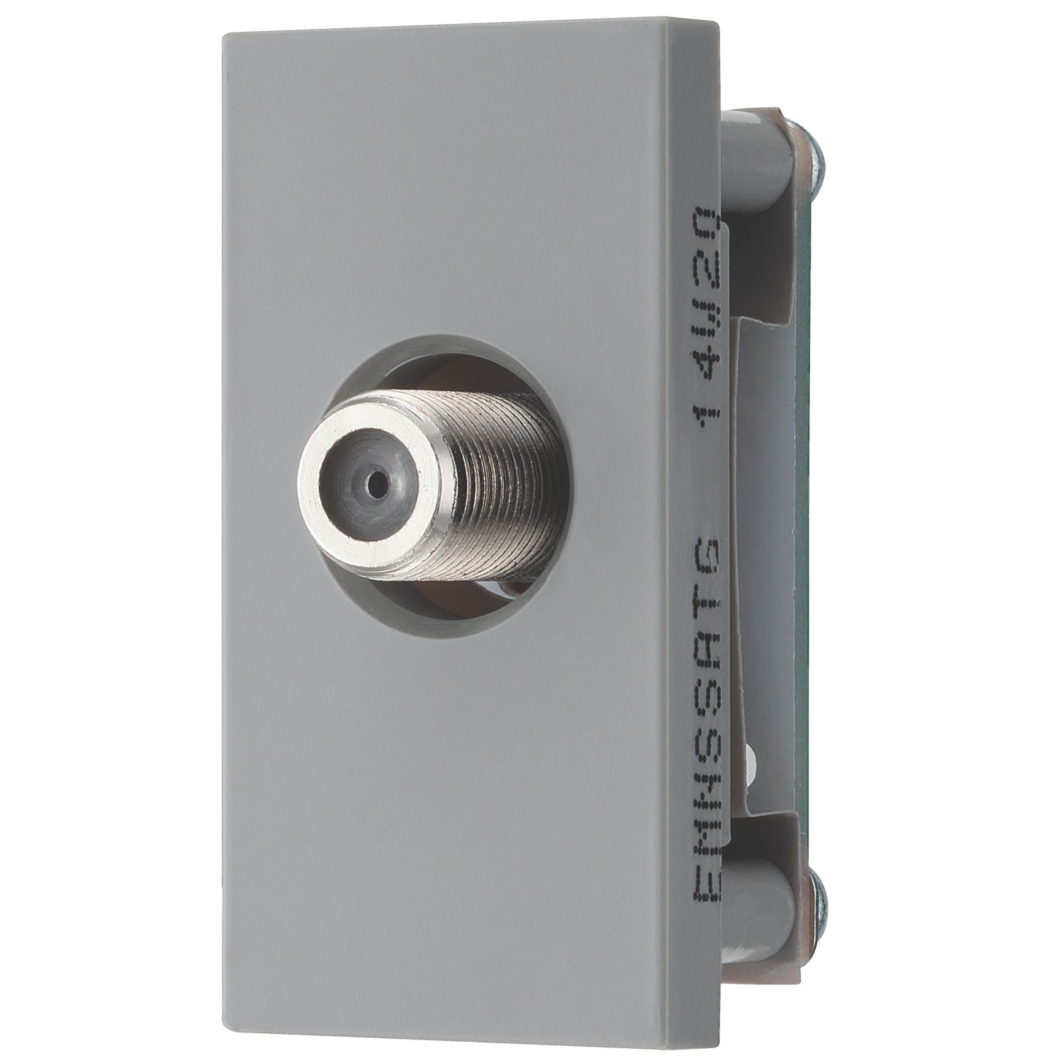 British General EMNSSATG Modular F-Type Satellite Socket Grey (886XF)