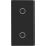 British General  2-Way LED Modular Dimmer Switch Black
