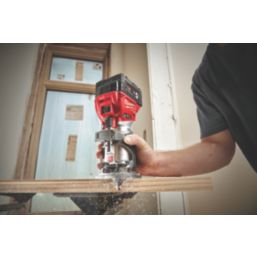 Milwaukee M18FTR 0X FUEL 18V Li Ion RedLithium 1 4 Brushless Cordless Router Trimmer Bare Screwfix