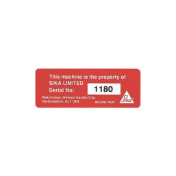 Asset Protect  Asset Tags Red 19mm x 38mm 100 Pack