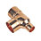 Flomasta  Copper End Feed Reducing Tee 28mm x 15mm x 28mm