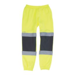 Scruffs  Hi-Vis Joggers Yellow / Navy Large 32" W 30" L