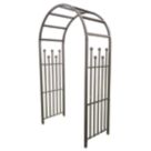 Apollo Appleton Easy Fit (Curved) 4' x 7' (Nominal) Matt-Black Metal Arch