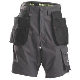 Hard Yakka Raptor Active Holster Work Shorts Graphite 34" W