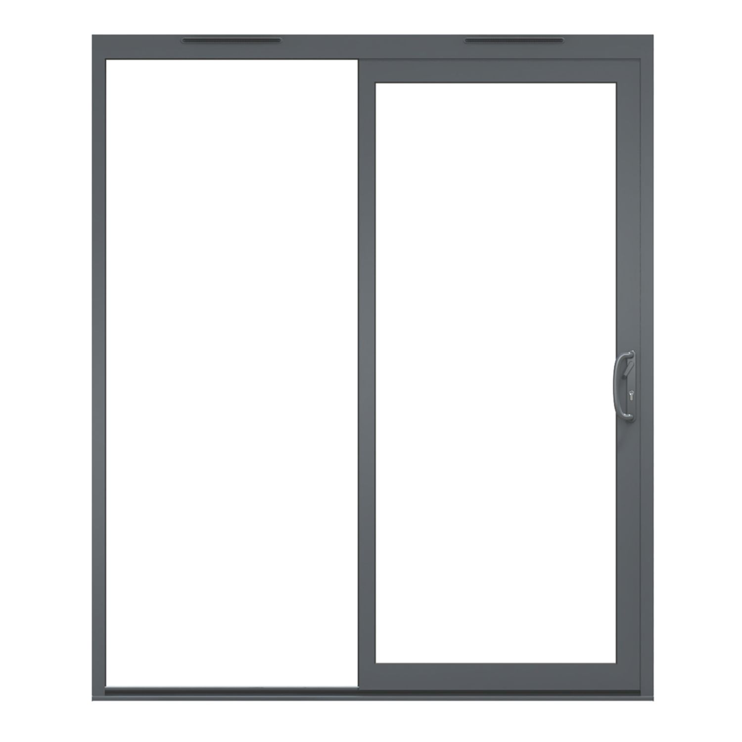Green & Taylor Right-Handed Grey Metal Sliding Patio Door 2090mm x 1790mm (887CT)