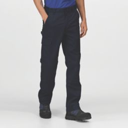 Regatta Pro Cargo Work Trousers Navy 46" W 29" L