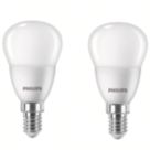Philips  E14 Candle LED Light Bulb  470lm 5.5W 2 Pack