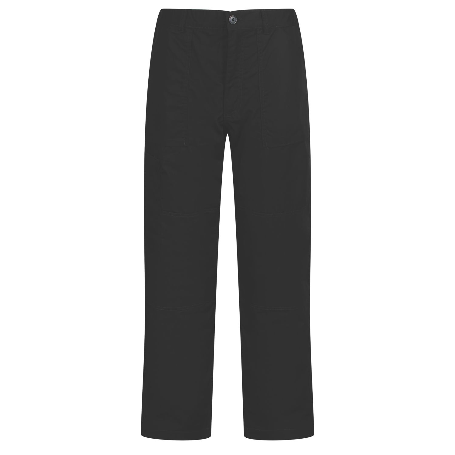 Regatta Lined Action Work Trousers Black 42" W 33" L (887JG)