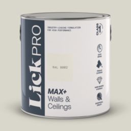 LickPro Max+ 2.5Ltr Grey RAL 9002 Eggshell Emulsion  Paint