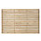 Forest  Single-Slatted  Garden Fence Panel Natural Timber 6' x 4' Pack of 3