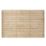 Forest  Single-Slatted  Fence Panels Natural Timber 6' x 4' Pack of 3