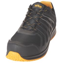 Site Edenite    Safety Trainers Black / Grey Size 11