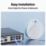 Reolink P330-B Black Wired 4K Indoor & Outdoor Bullet PoE Security Camera