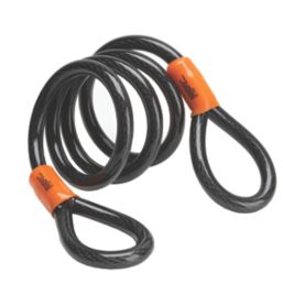 Burg Wachter Steel Bike Security Lock Cable Kit 1.2m x 12mm