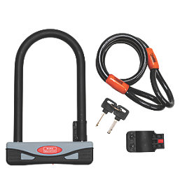 Burg-Wachter Steel Bike Security Lock & Cable Kit 1.2m x 12mm