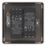 LAP  2-Gang 2-Way LED Dimmer Switch  Black Nickel with Colour-Matched Inserts