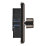 LAP  2-Gang 2-Way LED Dimmer Switch  Black Nickel with Colour-Matched Inserts