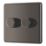LAP  2-Gang 2-Way LED Dimmer Switch  Black Nickel with Colour-Matched Inserts
