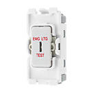 British General Nexus Grid 20A Grid SP Emergency Lighting Test Key Switch White