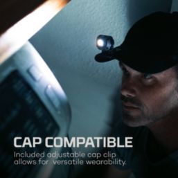 Nebo Mycro 250 Rechargeable LED Head Torch Twin Pack Storm Grey 250lm