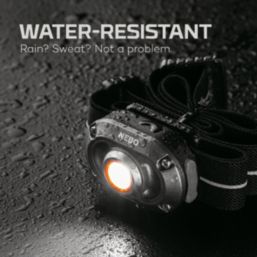 Nebo Mycro 250 Rechargeable LED Head Torch Twin Pack Storm Grey 250lm