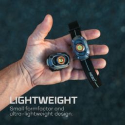 Nebo Mycro 250 Rechargeable LED Head Torch Twin Pack Storm Grey 250lm