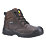 Amblers 241    Safety Boots Brown Size 8