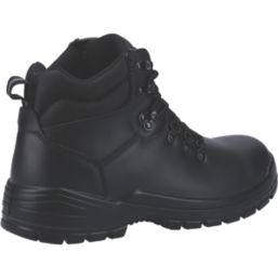 Amblers 258 Size 10.5  Black Water-Resistant Steel Toe Cap Safety Boots