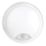 4lite Pylus Outdoor Round LED Bulkhead Wall Light With PIR Sensor White 12.5W 1100lm