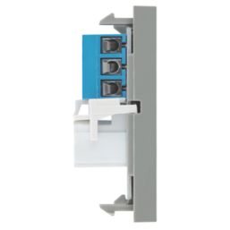 British General  Modular Slave Telephone Socket Grey