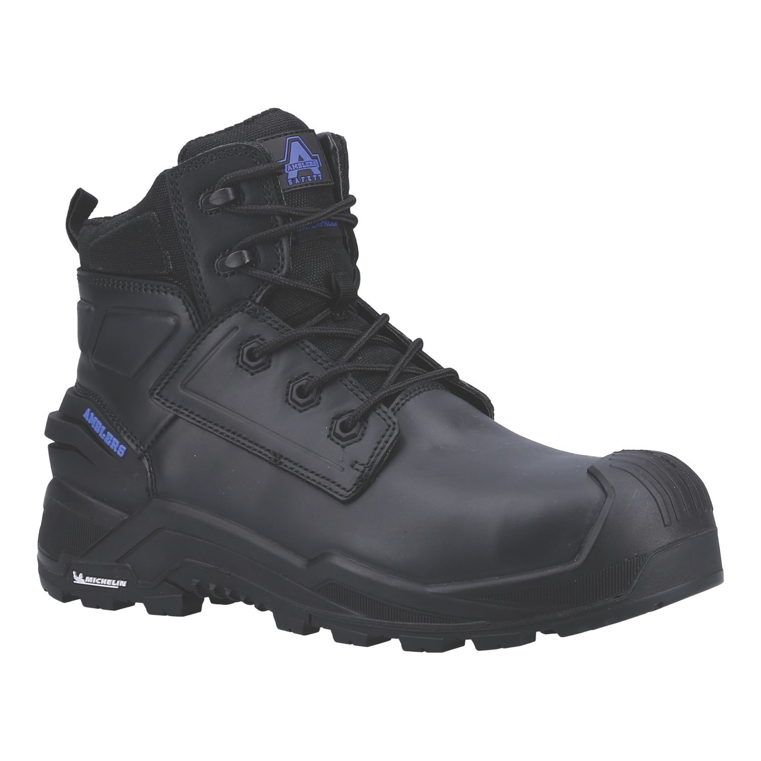Amblers 980C Crusader Size 12 Black Waterproof Safety Boots (887XK)