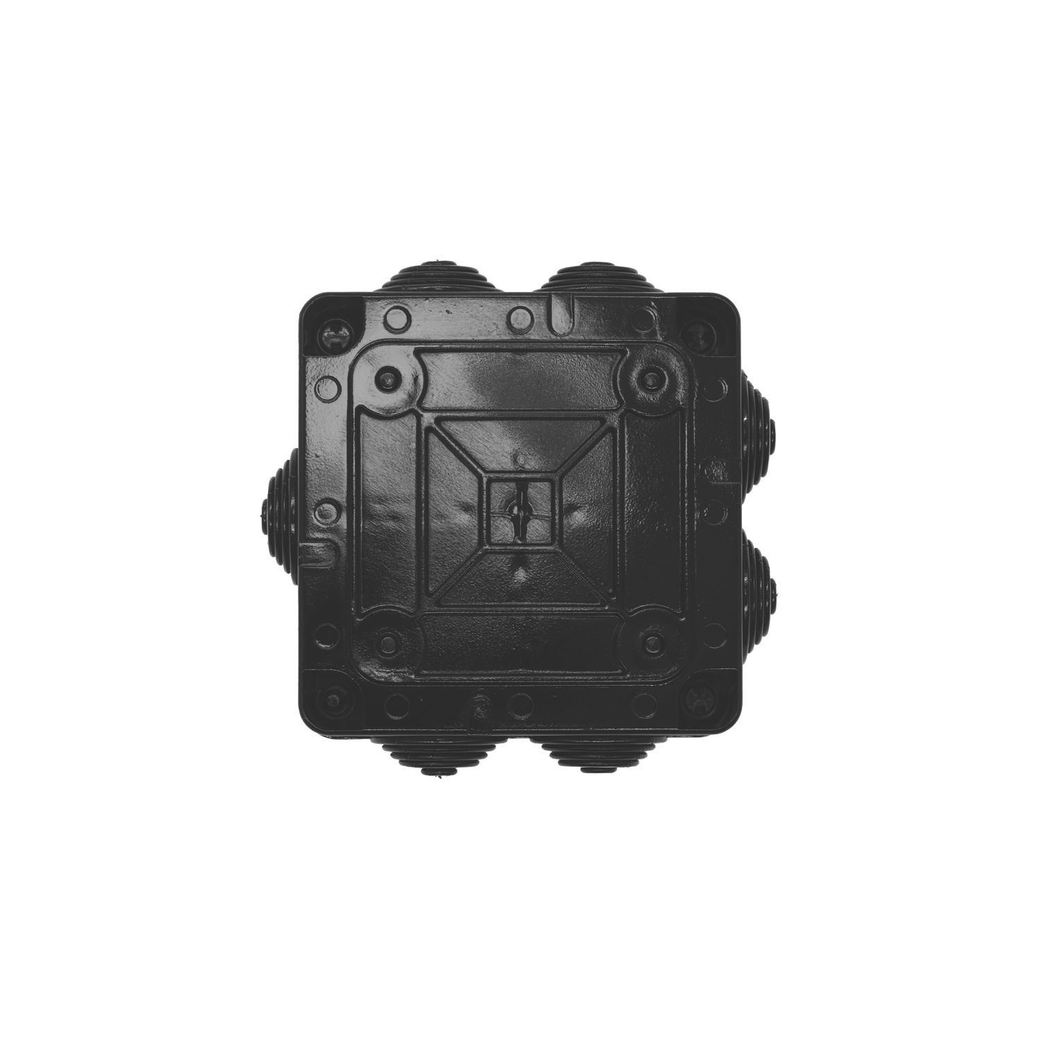 Vimark 7-Entry Square Junction Box with Knockouts 111mm x 61mm x 111mm (887YE)