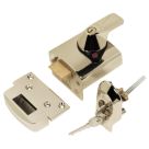 Yale  1 Star BS Night Latch Polished Brass 60mm Backset