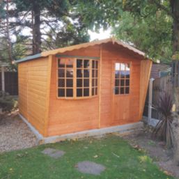 Shire Goodwood 10' x 10' (Nominal) Apex Shiplap T&G Timber Summerhouse