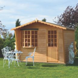 Shire Goodwood 10' x 10' (Nominal) Apex Shiplap T&G Timber Summerhouse