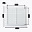 Map Vent Fixed Louvre Vent with Flyscreen White 229mm x 229mm
