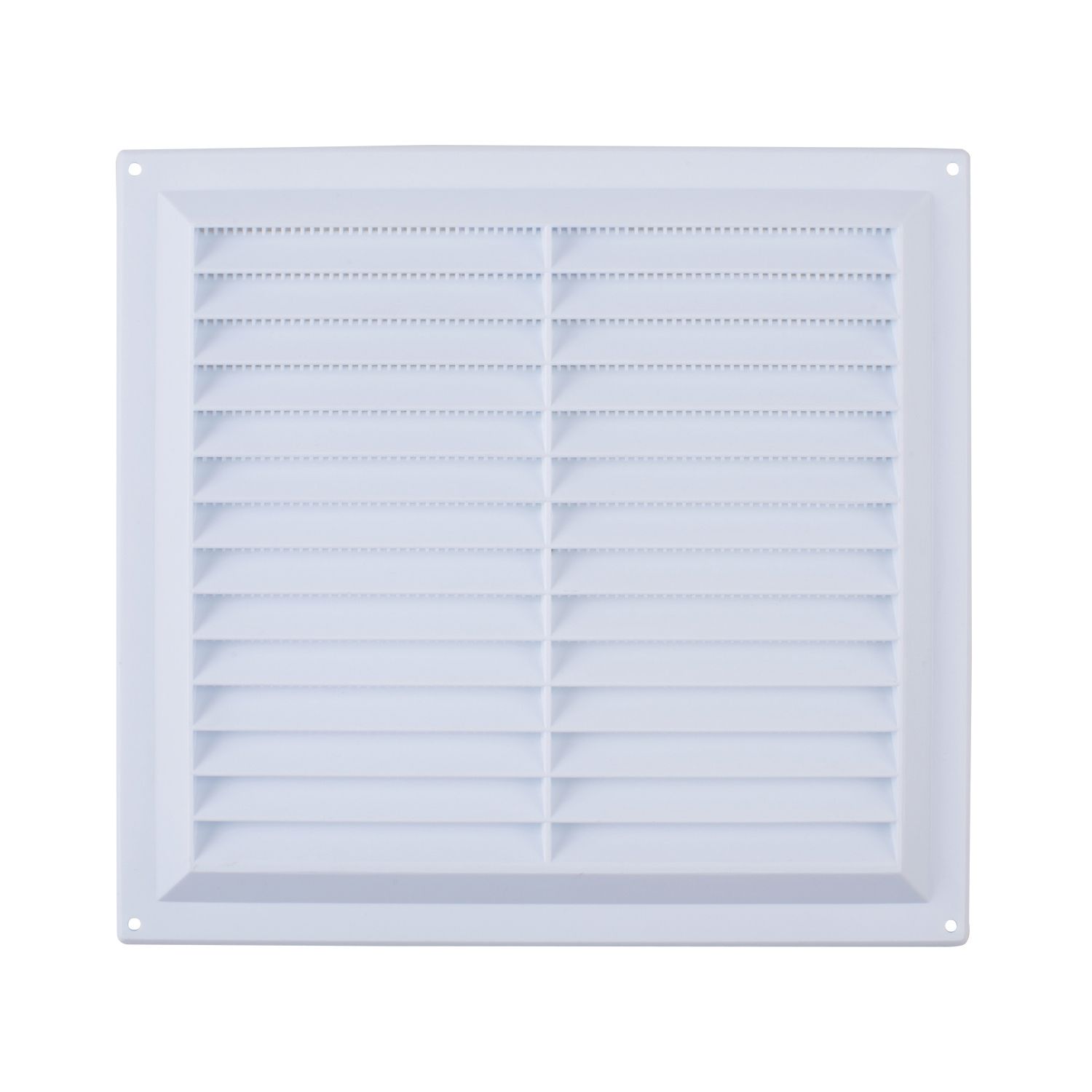 Map Vent Fixed Louvre with Flyscreen Vent White 229mm x 229mm (8886D)