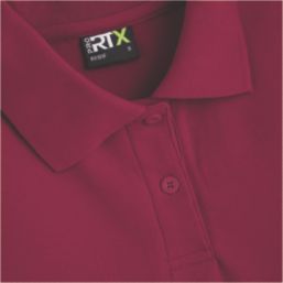 Pro RTX  Womens Polo Shirt Burgundy Size 18