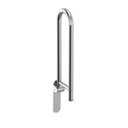 Swirl Adapt+ Household Folding Grab Rail Polished Chrome 618mm x 250mm x 32mm