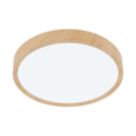 Eglo Musurita LED Ceiling Light Natural Wood Effect 14.6W 1600lm