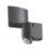 Lutec Sunshine Outdoor LED Solar-Powered Floodlight With PIR Sensor Dark Grey 500lm