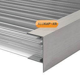 ALUKAP-XR Silver 32mm F-Section Glazing Bar 4000mm x 30mm
